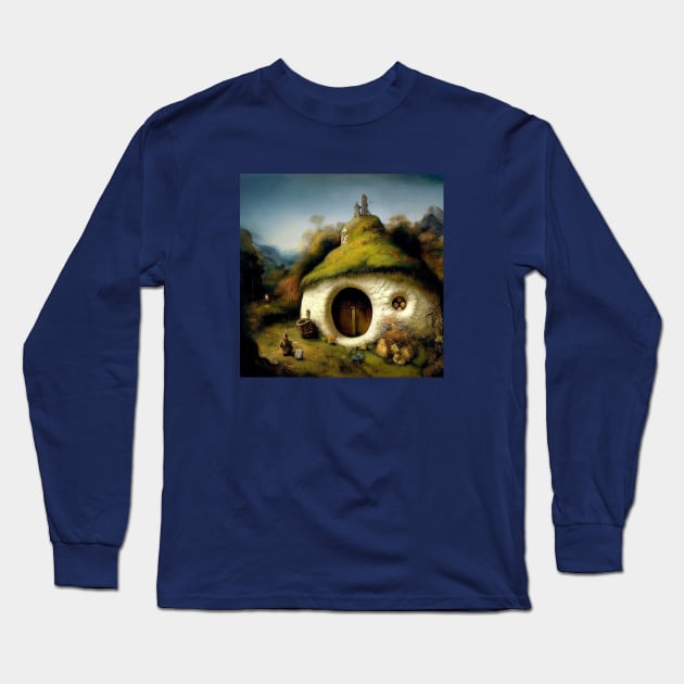 Rembrandt x The Shire Bag End Long Sleeve T-Shirt by Grassroots Green